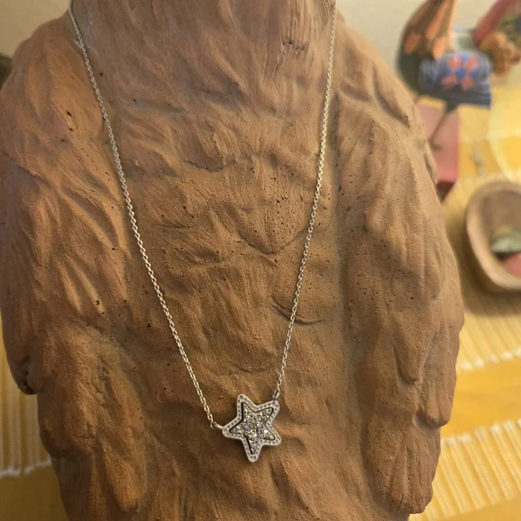 Kendra Scott Silver Jae Star Pendant Necklace - Picture 1 of 3